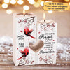 Cardinals Hard To Forget Memorial Personalized Candle Holder