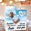 I Know That Was You Photo Memorial Personalized Candle Holder