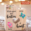 Long Distance Besties Personalized Candle Holder