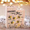Reasons To Bee Happy Personalized Candle Holder