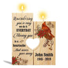 Remembering You Is Easy Memorial Personalized Candle Holder