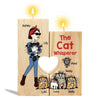 The Cat Whisperer Woman and Funny Cat Personalized Candle Holder