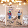 To My Bestie Front View Personalized Candle Holder