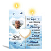 Your Life Was A Blessing Memorial Personalized Candle Holder