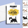Cats Say Best Cat Mom Cat Dad Ever Personalized Postcard