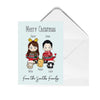 Family Personalized Christmas Postcard