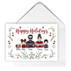 Happy Holidays Family Personalized Postcard