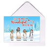 Happy Howlidays Christmas Dog Personalized Postcard