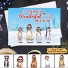 Happy Howlidays Christmas Dog Personalized Postcard