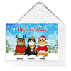 Merry Christmas Cats Personalized Postcard