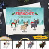 Nothing Butt Frenchie Christmas French Bulldog Personalized Postcard