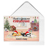 Sleeping Dogs Christmas Personalized Postcard