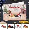 Sleeping Dogs Christmas Personalized Postcard