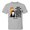 Thanks For Putting Up With Us Cat Dad Personalized Shirt