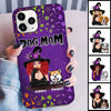 Halloween Witch Dog Mom Personalized Phone Case