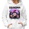 Purple Moon Tree Halloween Grandma Personalized Shirt