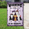 Area Patrolled By Cats Halloween Personalized Garden Flag