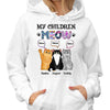 My Children Meow Colorful Pattern Personalized Shirt