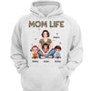 Leopard Pattern Mom Life Pretty Woman Sitting Personalized Shirt