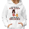 Cat Mom Fur Baby Bond Can‘t Be Broken Personalized Hoodie Sweatshirt