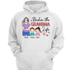 Rockin‘ Mom Grandma Life Woman & Kid Personalized Hoodie Sweatshirt