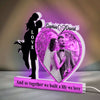 Couple Together We Built A Life We Love Photo Personalized Custom Shape Photo Light Box