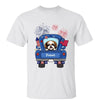 Dogs Truck 4th Of July Independence Day Firework Personalized Shirt