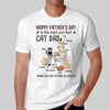 Cat Tower Happy Father‘s Day Most Purrfect Cat Dad Personalized Shirt