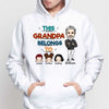 Caricature Grandpa Belongs To Personalized Hoodie Sweatshirt