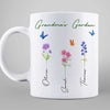 Family Birth Months Flowers Personalized Mug