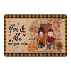 Couple Got This Fall Season Personalized Doormat