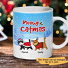 Meowy Catmas Fluffy Cat In Winter Christmas Personalized Mug