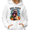 Halloween Witch And Dogs Front Door Personalized Shirt