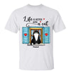 Fluffy Cats On Window Personalized Shirt