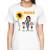 Sunflower Pretty Woman Standing Love Is Being Called Grandma Personalized Shirt