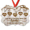 Family Personalized Christmas Ornament