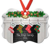 Family Stocks Personalized Christmas Ornament