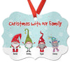 Gnome Family Personalized Christmas Ornament