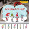 Gnome Family Personalized Christmas Ornament