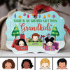 Grandkids In Gift Boxes Personalized Christmas Ornament