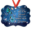 Hold You In My Heart Family Memorial Personalized Christmas Ornament