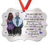 The Day I Lost You Memorial Personalized Christmas Ornament