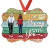 Those We Love Don‘t Go Away Memorial Personalized Christmas Ornament