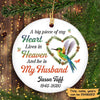 Big Piece Of My Heart Hummingbird Memorial Personalized Circle Ornament