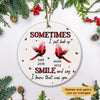 Cardinal I Know That Was You Personalized Memorial Circle Ornament