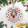 Friend You Are Missed Personalized Dog Decorative Memorial Ornament