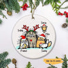 Funny Cat Christmas Personalized Cat Decorative Christmas Ornament