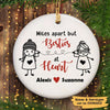 Long Distance Relationship Gift Best Friends Cup Phone Personalized Circle Ornament