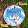 Memorial I Know That Was You Parents Personalized Circle Ornament