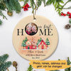 Our First Home Personalized Photo Circle Ornament